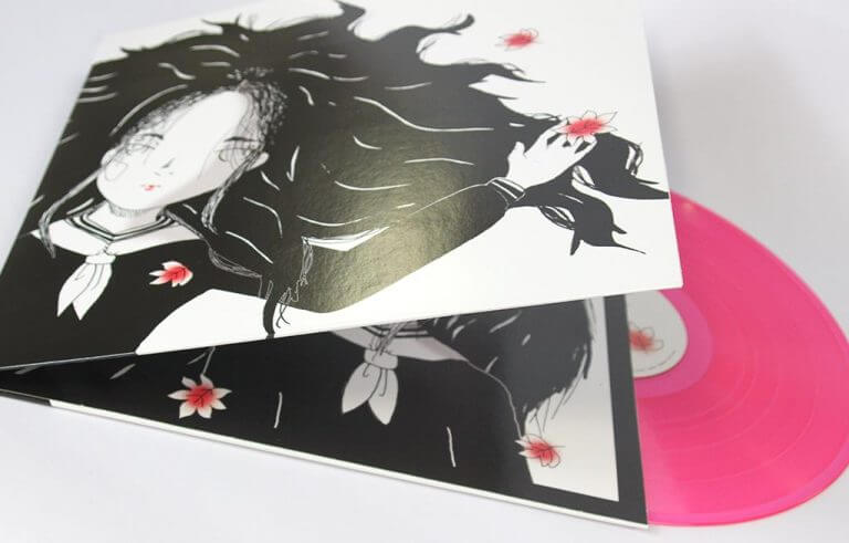 12 inch colour record in gatefold